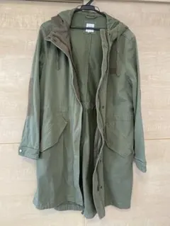 GAP フード付きオリーブグリーンモッズコート M