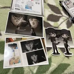 名探偵コナン セガ ラッキーくじ J賞 ブロマイド&ステッカーセット
