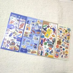 【即日発送・新品】4種セット／パペットスンスン　クリアステッカー