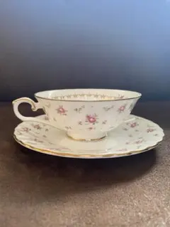 HOYA born CHINAカップ&ソーサー 花柄 金彩