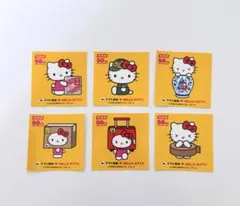 ハローキティ 50周年記念 ステッカー 6枚セット