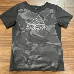 adidas アディダス Tシャツ カモフラ柄 黒 キッズ 子供用のサムネイル