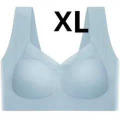 シームレス ノンワイヤーブラ　スポーツブラ 伸縮性 ヨガ　スポーツ XL