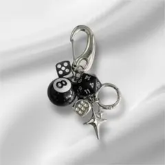 ステューシー風　キーホルダー