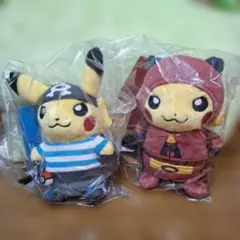 団員ごっこ　ピカチュウ　マスコット　ぬいぐるみ　アクア　マグマ　ポケモンセンター