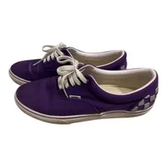 p*o様 Vans 紫 スニーカー チェッカーボード