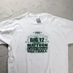 00’s JERZEES 白Tシャツ　ソフトボールのサムネイル