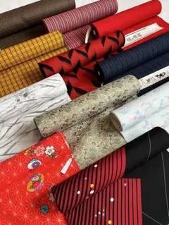 着物リメイク用 ウール交織など 反物11本セット まとめ売り H-2