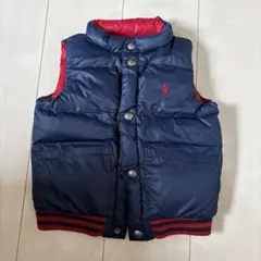 ポロ・ラルフ・ローレン ダウンベスト 90cm ネイビー