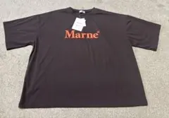 新品 しまむら ミューワ 4L ブラウン ロゴTシャツ