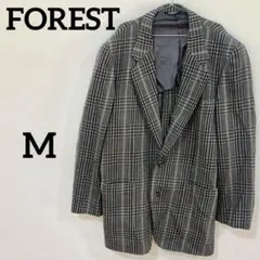 【FOREST】 チェック柄 テーラードジャケット