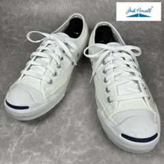 コンバース ジャックパーセル 白 キャンバス ローカット 25.0