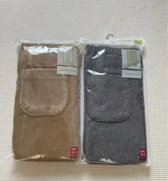 新品　UNIQLO リブレギンス　100