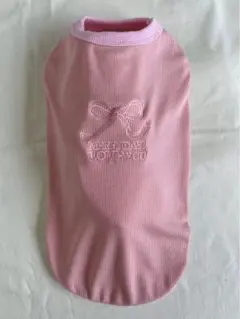 新品★パステルカラーピンク★XL★犬服1613★リボン★ラブリー★ペット洋服〇のサムネイル