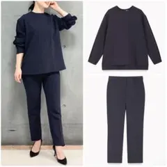 新品同様　theory luxe 23SS Cosimo セットアップ　紺