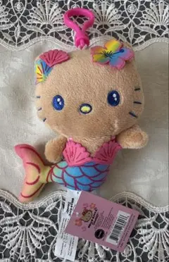 ハワイ限定　日焼けキティ　ハローキティ　マーメイド　人魚　キーホルダー