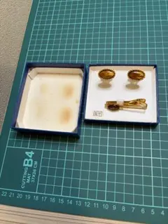 本鼈甲 カフスボタン タイピン セット