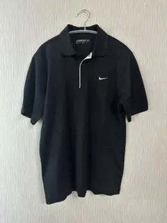 【美品】ナイキゴルフ ドライフィット ポロシャツ 黒 Mサイズ
