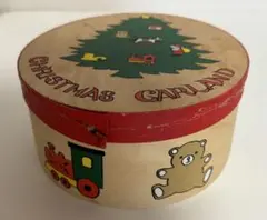 クリスマス木製ボックス 曲げわっぱ クリスマスペイント オーナメント入れ 小物入