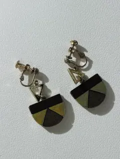 【ノーブランド】幾何学デザイン イヤリングセット