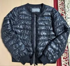 FRANCO FERRARO ブラック キルティングダウンジャケット