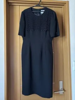 礼服　喪服　ブラックフォーマル　ワンピース　９号