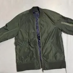 グリーンダブルジップMA-1