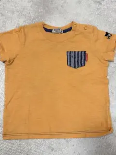DOUBLE. ミキハウス オレンジ Tシャツ 90cm