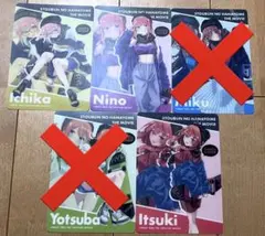 五等分の花嫁　ブラインドコレクションシート　きゃらっとくじ　映画　3種