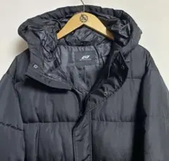 ACTIVGEAR ブラック 防風　中綿　ロングコート　ベンチコート　M