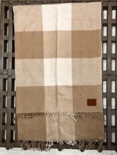 COACH♦ ベージュ チェック柄 ストール♦