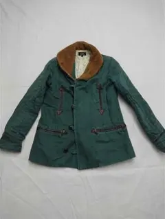 ◎アー・ペー・セー ムートンカラー ダッフルコート S グリーン系