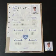 ホークス　宇野真仁朗 プロフィールシート