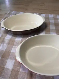 オーバルグラタン皿 2枚セットのサムネイル