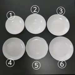 ヤマザキ春のパンまつり　白いお皿　6種類9枚セットまとめ売り