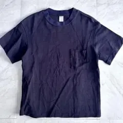 MARKAWARE マーカウェア ペーパー ポケットTシャツ ネイビー 日本製のサムネイル