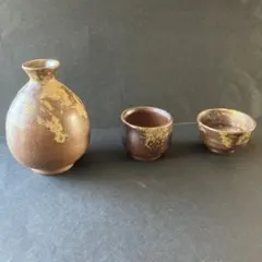 備前焼　陶器 徳利 ぐい呑み セット 酒器