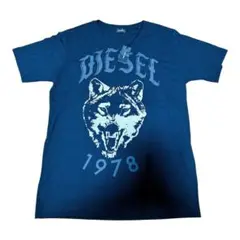 【新品タグ付き】DIESEL 狼プリント Tシャツ
