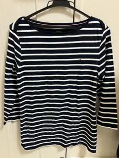 TOMMY HILFIGER ネイビー/ホワイトストライプ M