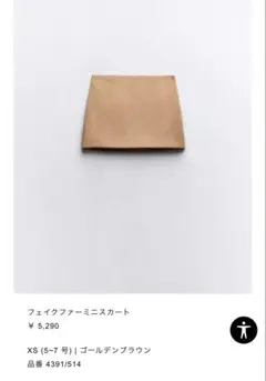 zaraミニスカート