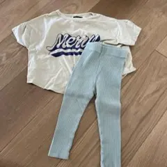 マーキーズ　韓国子供服　キッズ 半袖Tシャツ レギンス 2点セットのサムネイル