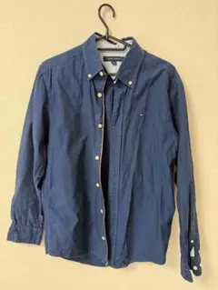TOMMY HILFIGER ネイビー ボタンダウンシャツ M