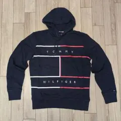 TOMMY HILFIGER ネイビー パーカー Mサイズ