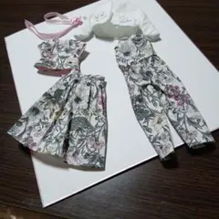 リカちゃん 洋服 Licca♡イニシャル スタジャン grey ハンドメイド