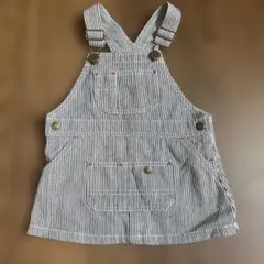 Bobson ヒッコリー ジャンパースカート 80