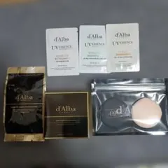 No.23 d'Alba ファンデ、リフィル、パフ予備、サンプル3種　4点セット
