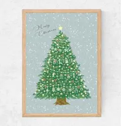 北欧クリスマスツリー✴︎ インテリアポスター◻︎