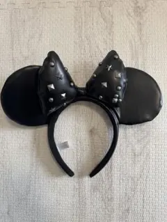 ミニーマウス風スタッズ付きカチューシャ