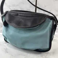 PELLE BORSA ペレボルサ ナイロン×本革 レザー ショルダーバッグのサムネイル