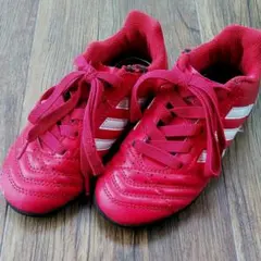 ★adidas アディダス★サッカートレーニングシューズ 赤 17cm